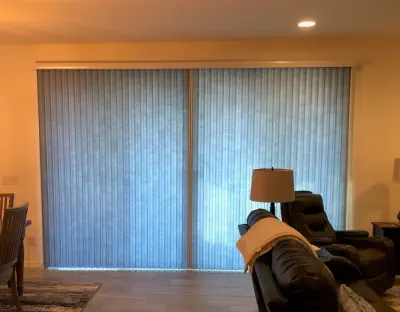 Panel track Vertical blinds